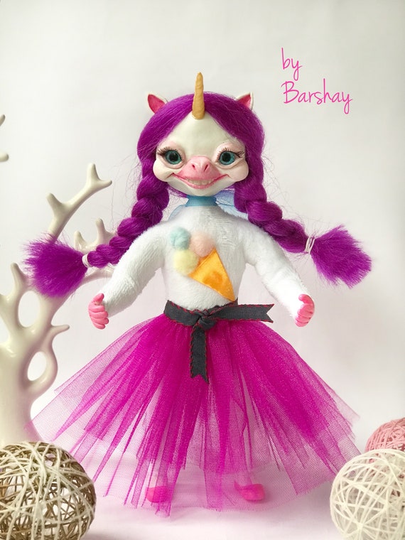 unicorn girl doll