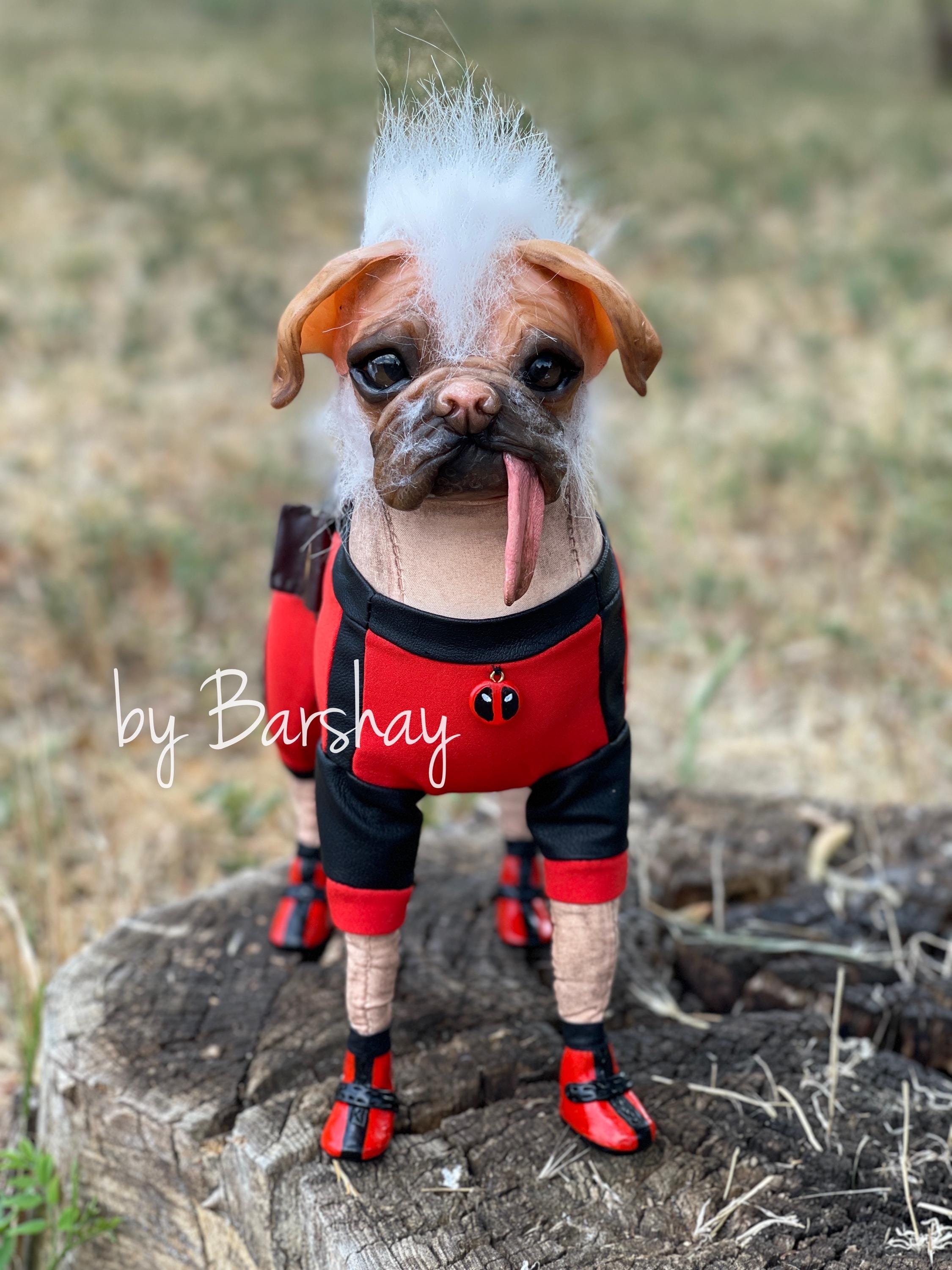 Deadpool Sueter Para Hombre Cuidado Con El Perro Deadpool Dog México