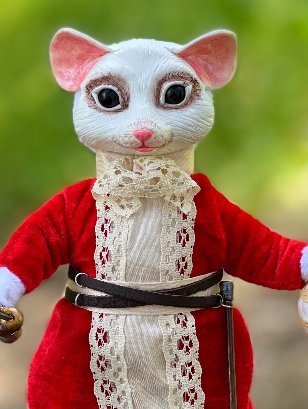White Mouse Doll. White Dormouse Toy. Sleeping Mouse. Cute Etsy