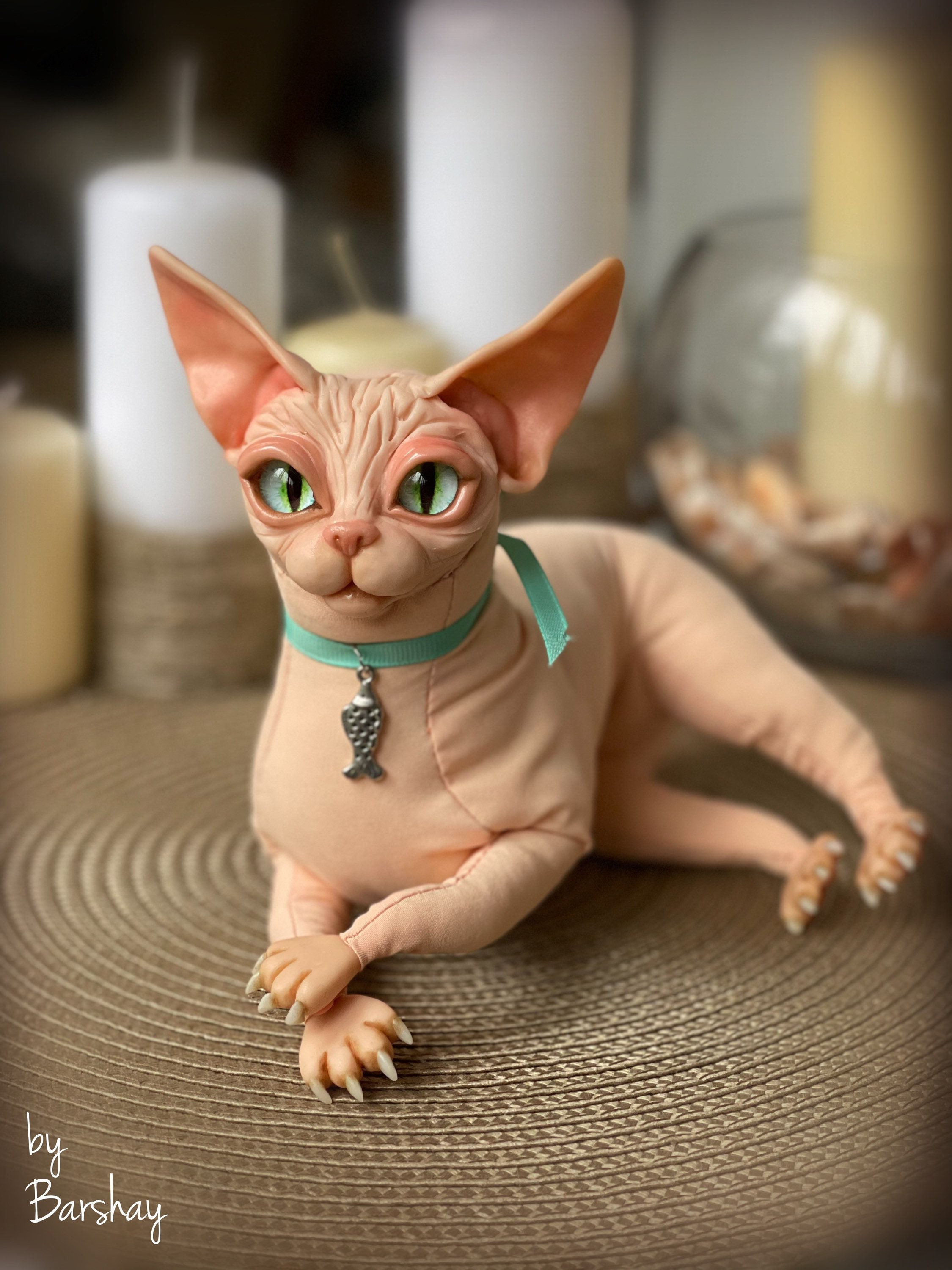 Sphinx cat doll. Hairless Sphynx cat toy. Hairless cat. Cat | Etsy