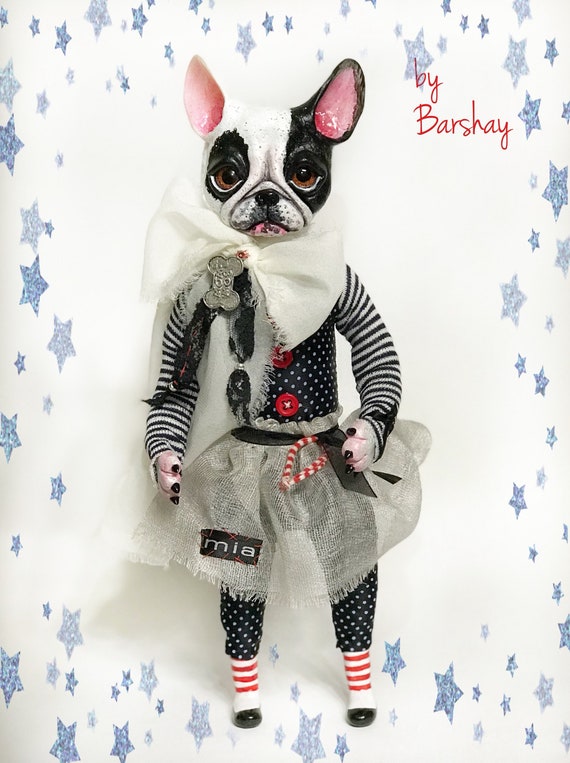 french bulldog doll