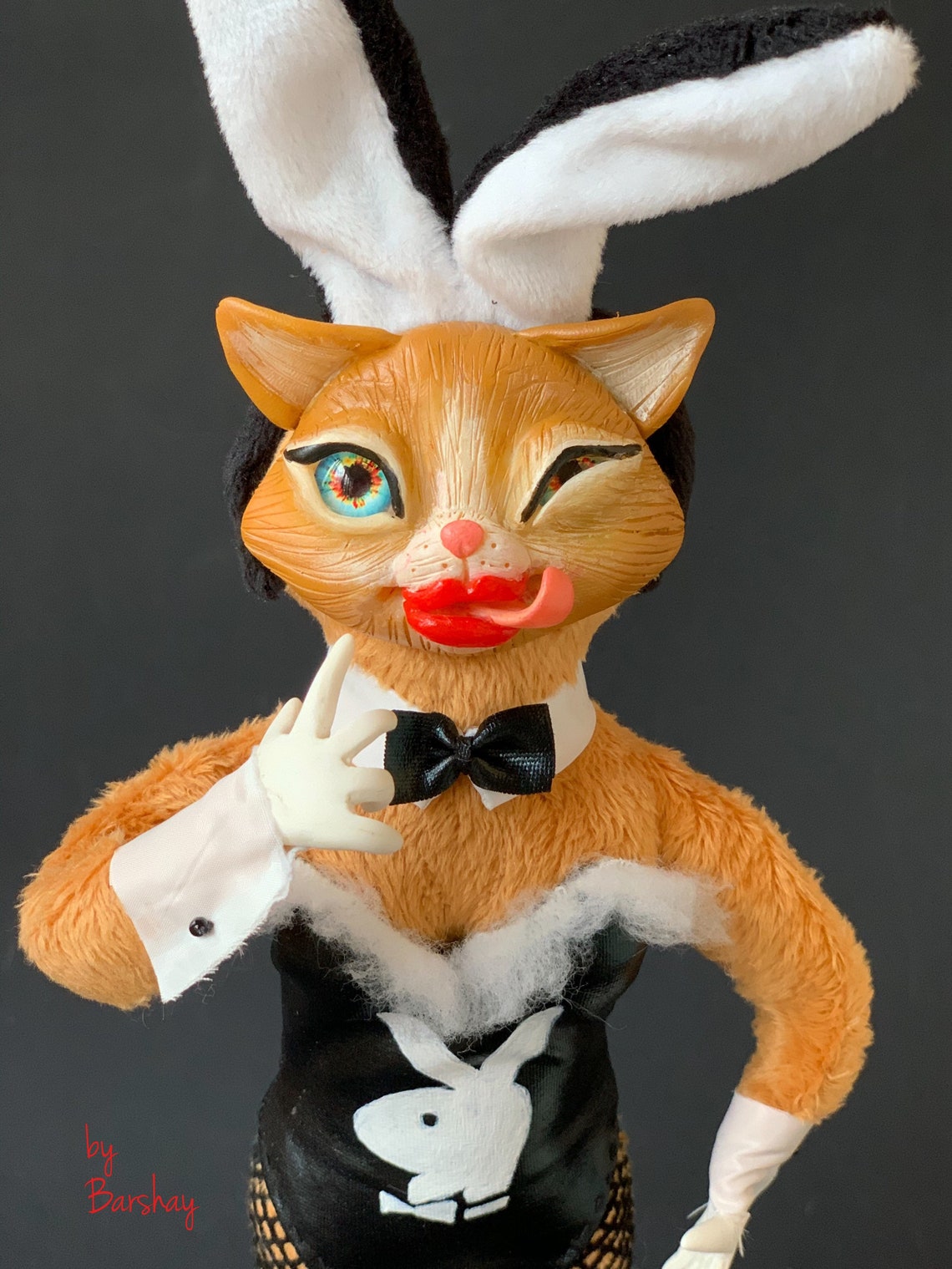 Playboy Kitty Doll. Sexy Cat Doll. Bunny Playboy Costume. Etsy