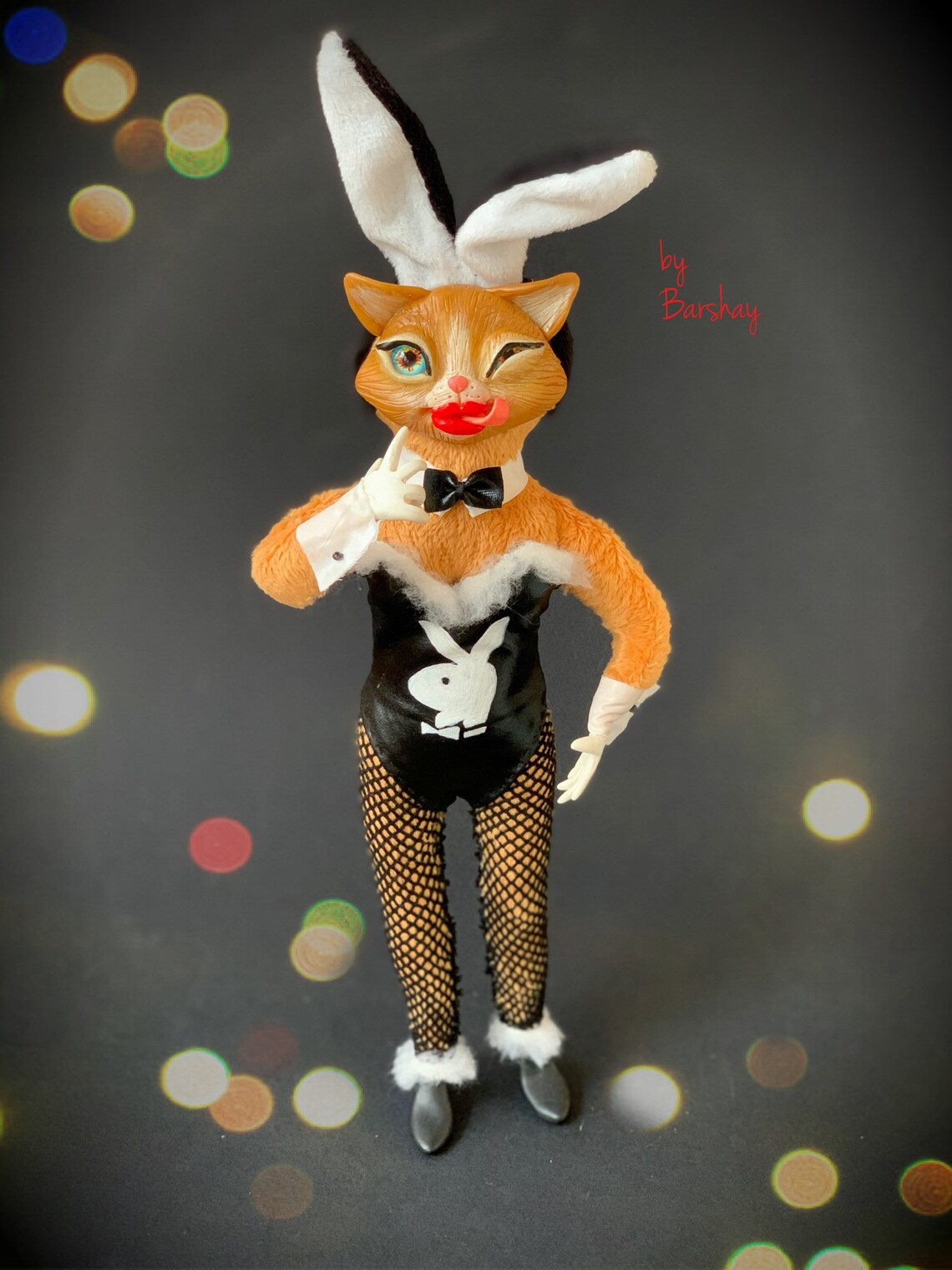 Playboy Kitty Doll. Sexy Cat Doll. Bunny Playboy Costume. Etsy