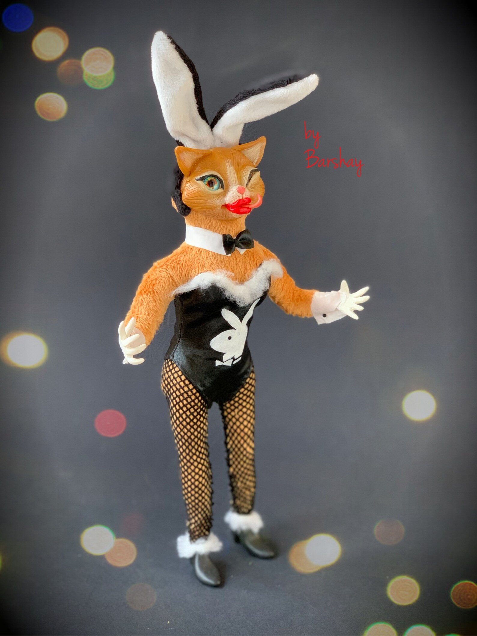 Playboy Kitty Doll. Sexy Cat Doll. Bunny Playboy Costume. Etsy