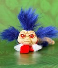 Blue Worm Labyrinth. Cute caterpillar doll toy. Blue caterpillar doll. Labyrinth. Plush monster. Cute art creature.
