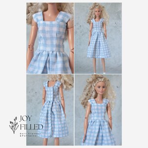 Basic Barbie Dress PDF Sewing Pattern Barbie Dress Pattern, Doll Clothes Pattern imagem 4