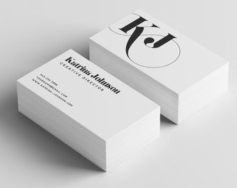 Business Cards, INSTANT DOWNLOAD, Business Card Template, Editable Business Card Design, Printable Business Cards - Try before you buy!