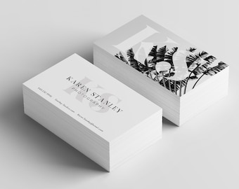 Business Cards Template, INSTANT DOWNLOAD, Business Cards, CUSTOM Color Business Card Design, Printable Business Cards - Try before you buy!