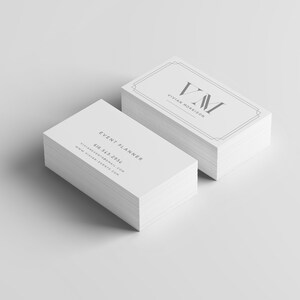 Modern Business Card Template, INSTANT DOWNLOAD, Editable Business Cards, Minimalist Business Cards, Printable Business Cards Templett, DIY