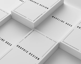 Modern Business Card Etsy