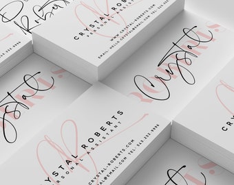 Plantilla de tarjeta de presentación, DESCARGA INSTANTE, Tarjetas de presentación minimalistas, Diseño de tarjeta de presentación editable y elegante moderno, Tarjetas de presentación imprimibles