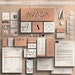 AVASA Large Branding Kit 50+ Templates, Large Business Kit, Logo, Cards, Social Media, DIY Fully Customizable Editable Printable Collection 