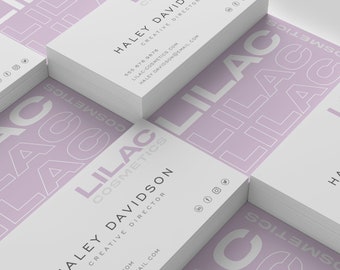 Business Card Template, INSTANT DOWNLOAD, Minimalist Business Cards, Cute Modern Editable Business Card Design, Printable Business Cards