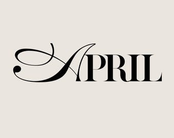 ZP APRIL - Luxury Hybrid Font - Personal License - Elegant Calligraphic Didot font. Great for Weddings, Business Branding, Magazine & Events