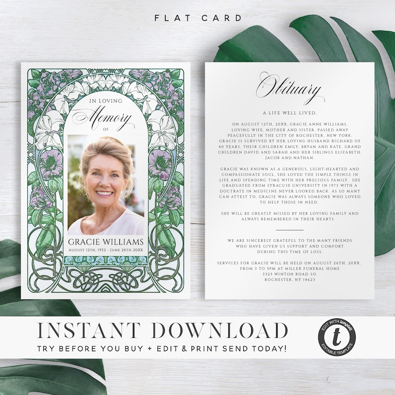 In Memory Cards Templates