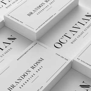 Elegante moderne Visitenkartenvorlage, INSTANT DOWNLOAD, Visitenkarten, bearbeitbares druckbares Visitenkartendesign - Probieren Sie es aus, bevor Sie kaufen!