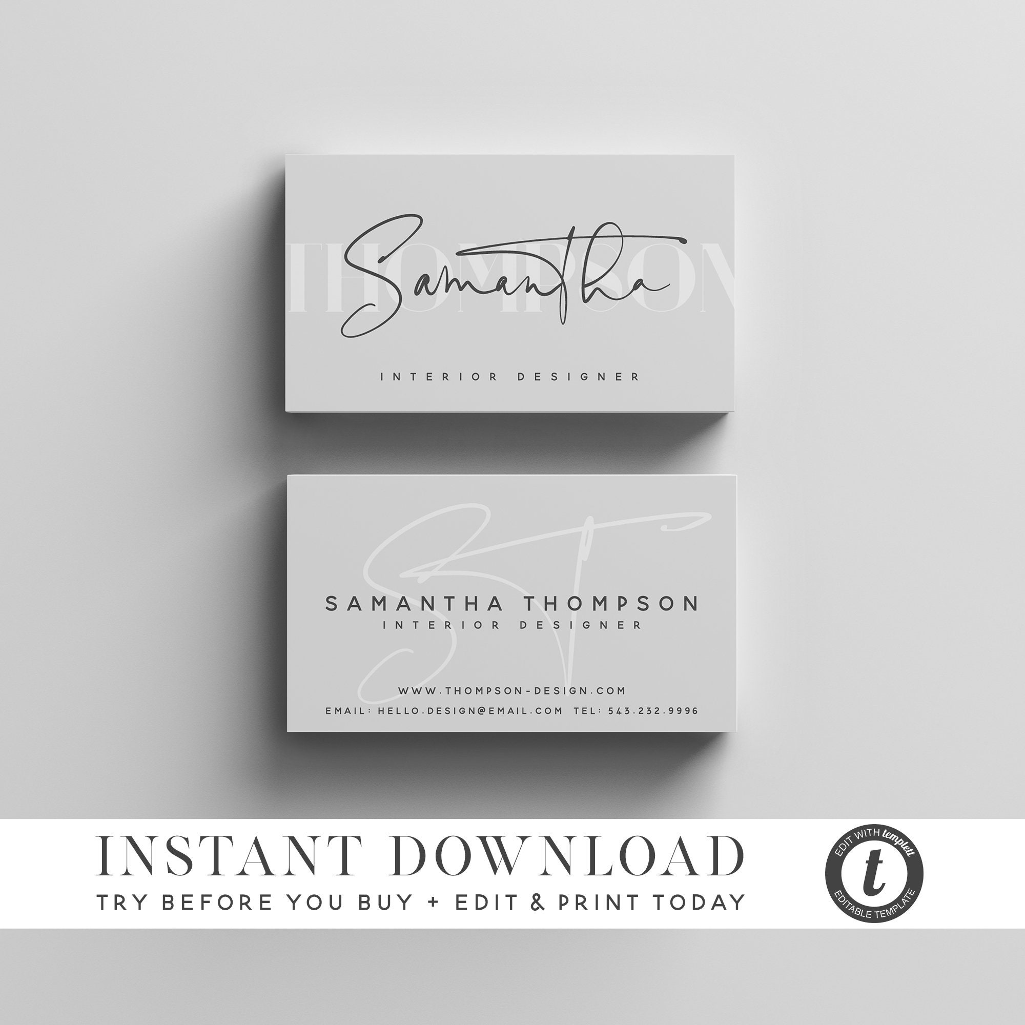 Paper Paper Party Supplies Minimalist Business Cards Business Card