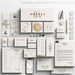 OLIVIA Large Branding Kit 50+ Templates, Large Business Kit, Logos, Cards, Social Media, DIY Customizable Editable Printable Collection 