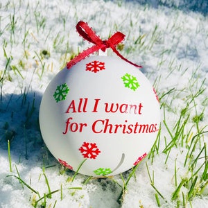 Christmas Gender Reveal Ideas, Christmas Ornament Gender Reveal