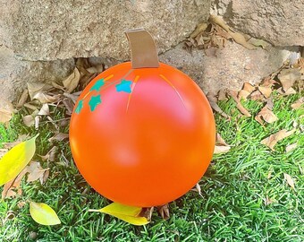 Halloween Pumpkin Gender Reveal Ball: Powder Filled, Handmade