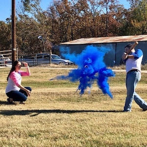 Baseball Gender Reveal balls with NEW bright colors image 4