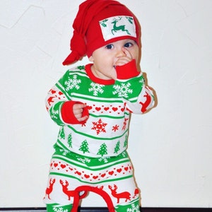 baby reindeer pajamas