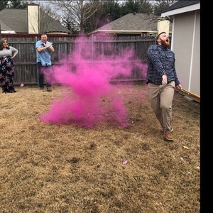 Baseball Gender Reveal balls with NEW bright colors image 5