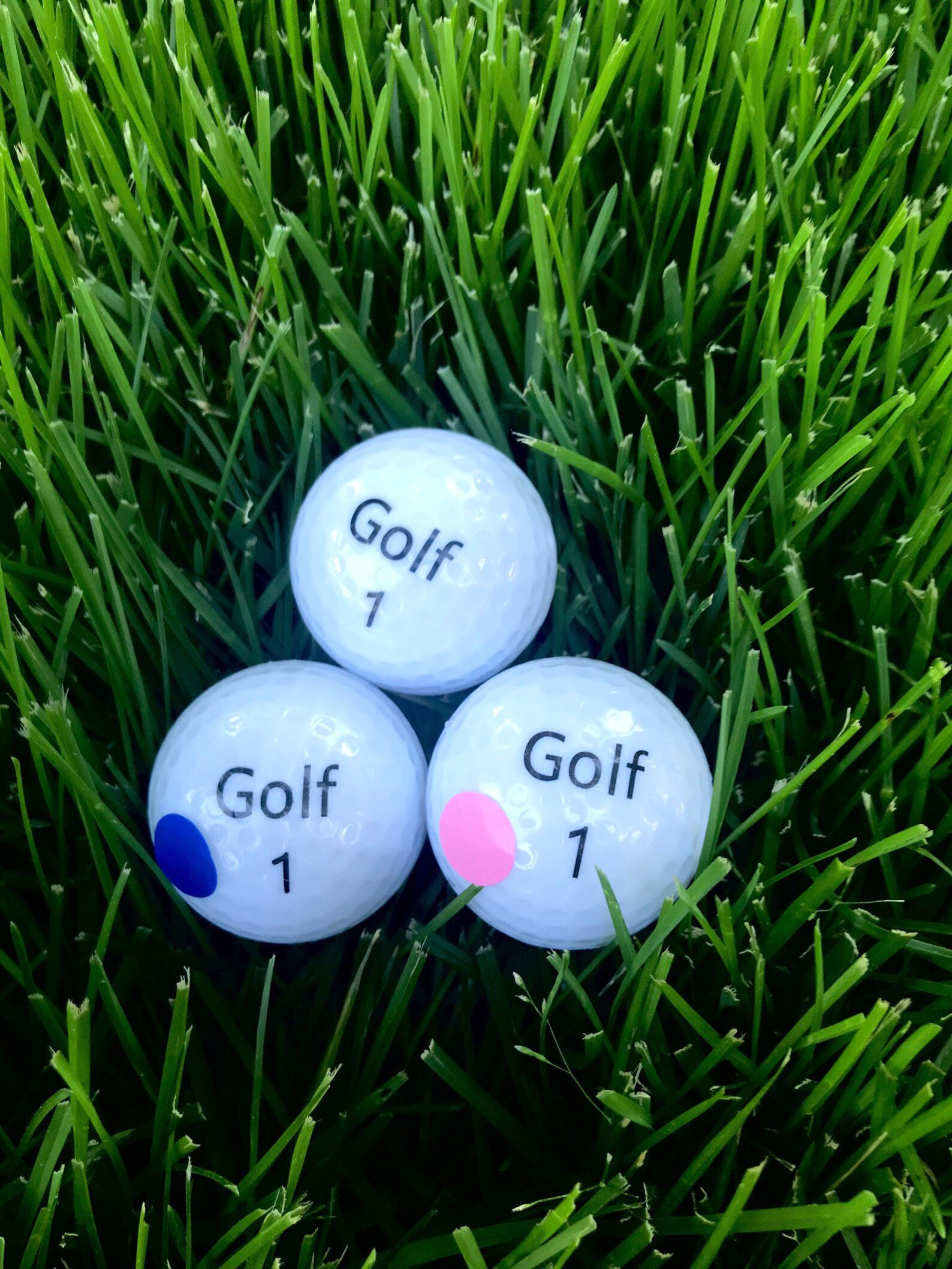 Golf Ball Gender Reveal Gender Reveal Golf Balls Etsy