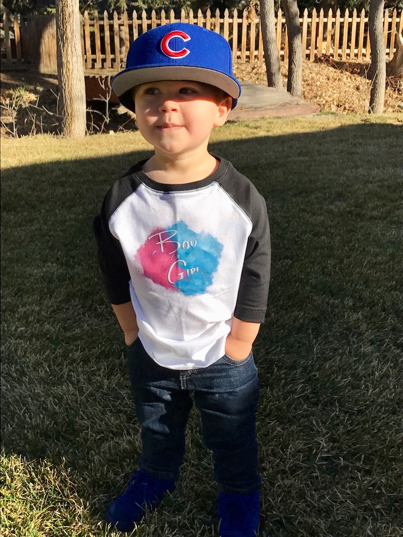 Boy or Girl Shirt Baseball Gender Reveal Shirts Big Brother Etsy
