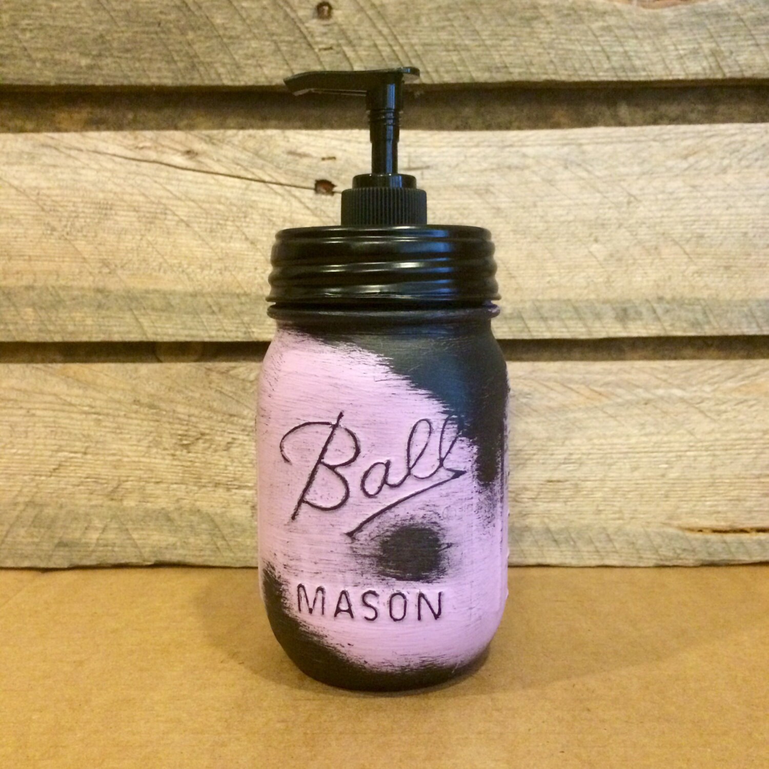 Mason Jar Bathroom Set Rustic Lavender Mason jars Lavender Etsy