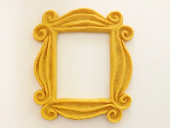 New Friends Frame Tv Show Monica Photo Frame Door Yellow Very Etsy