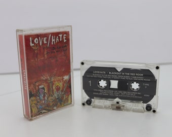 Love Hate Black Out In The Red Room Cassette Tape Etsy