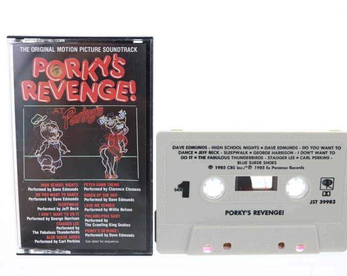 Porky's Revenge Soundtrack OST Cassette Tape Etsy