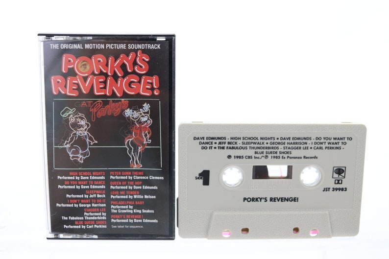Porky's Revenge Soundtrack OST Cassette Tape Etsy