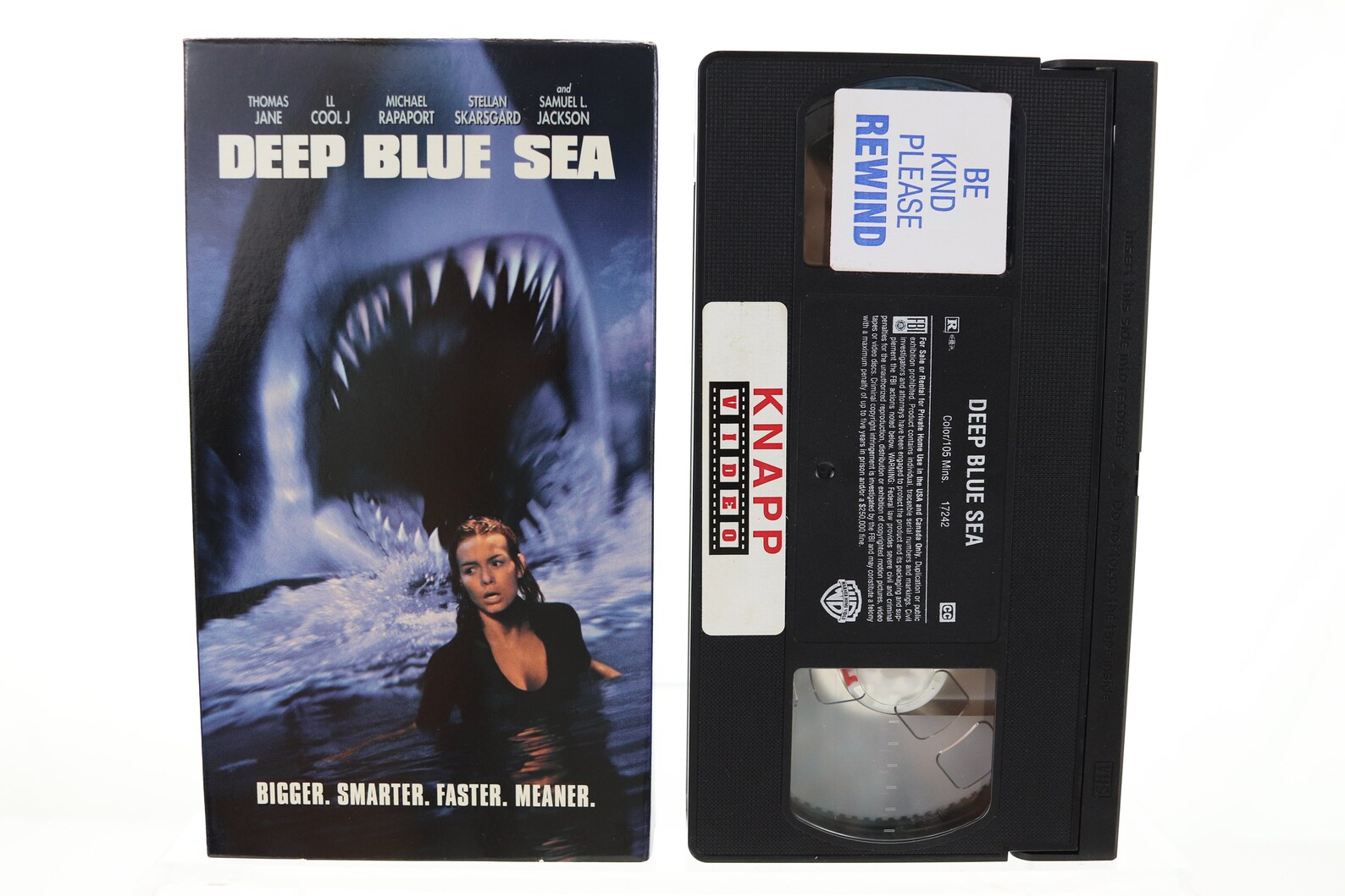 Deep Blue Sea VHS Tape | Etsy