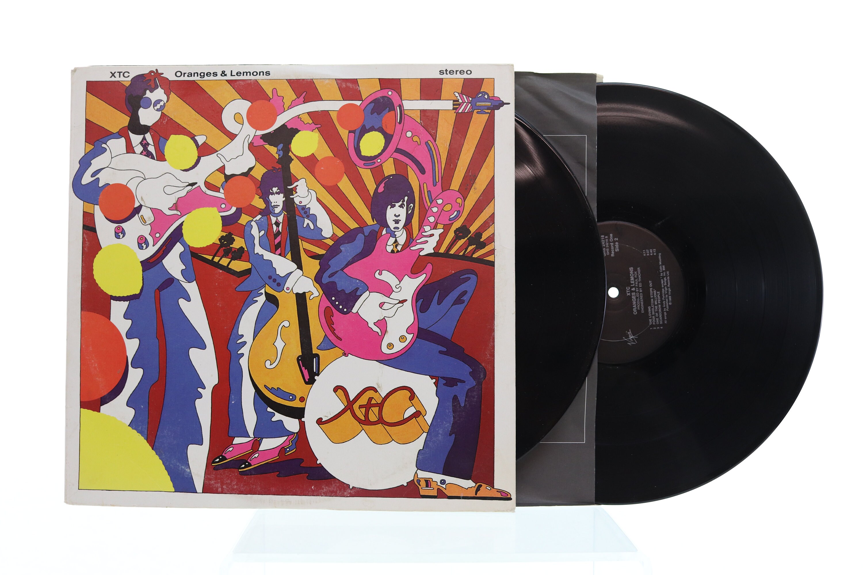 XTC Oranges & Lemons Vinyl Record LP VG - Etsy
