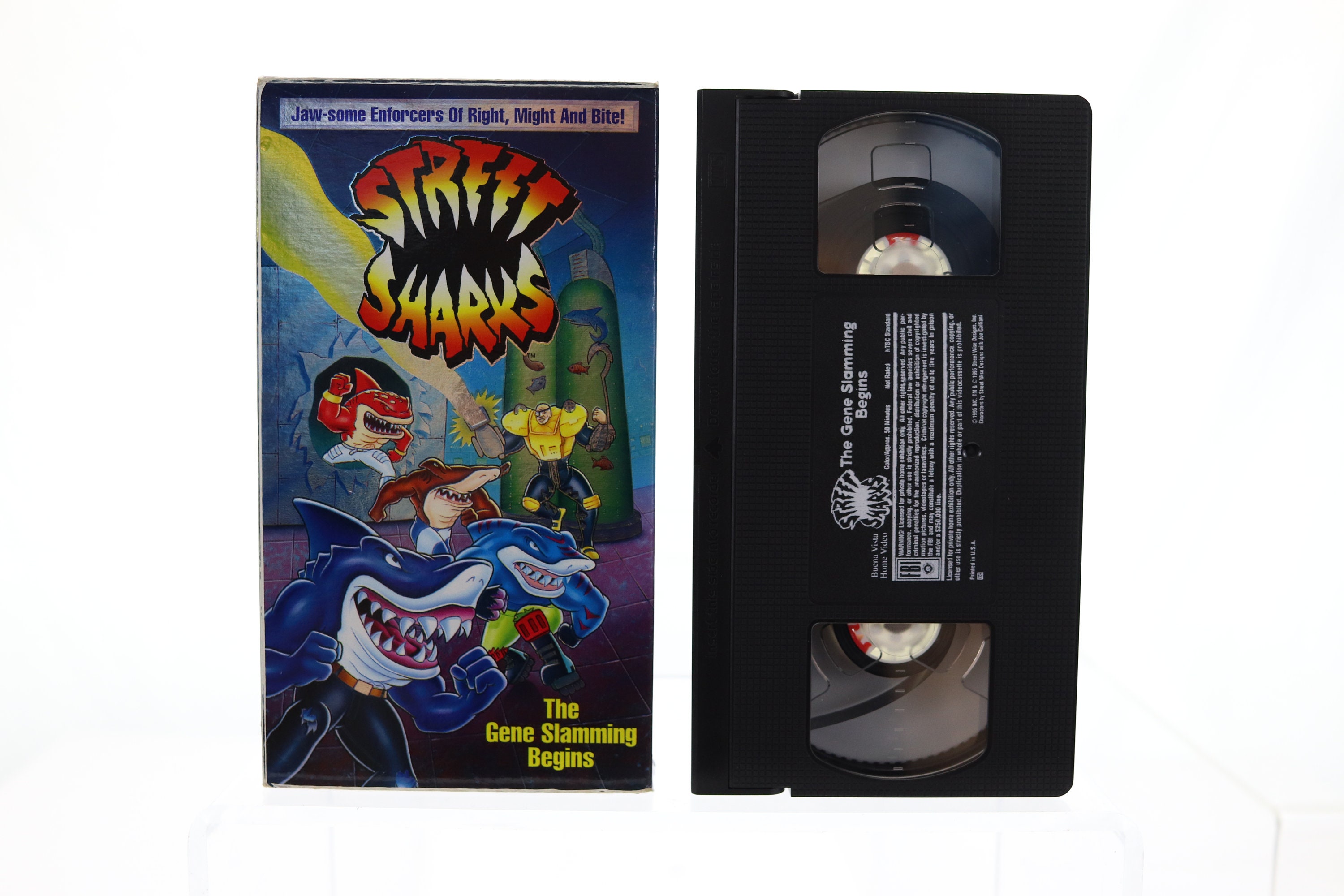 Street Sharks the Gene Slamming Begins VHS Tape Etsy España