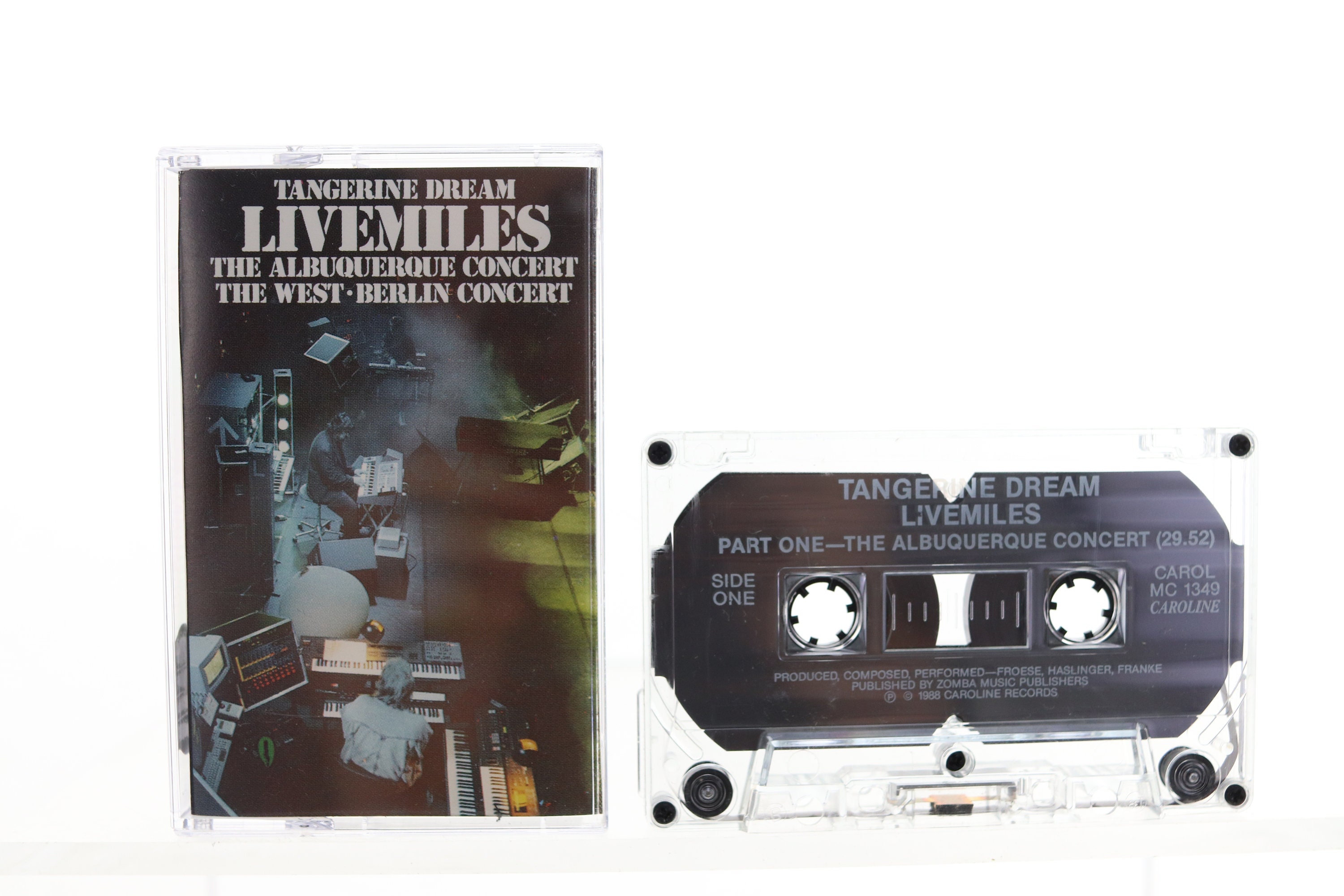 Tangerine Dream Livemiles Cassette Tape Etsy UK