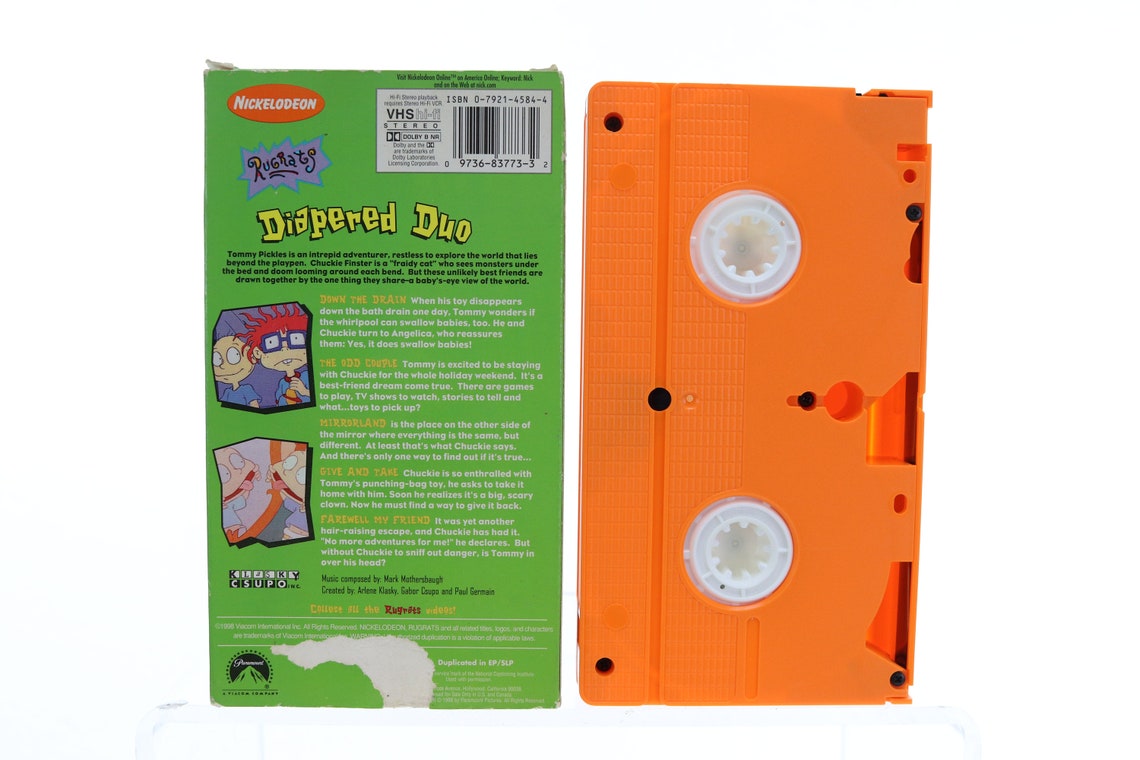 Rugrats Diapered Duo VHS Tape Etsy