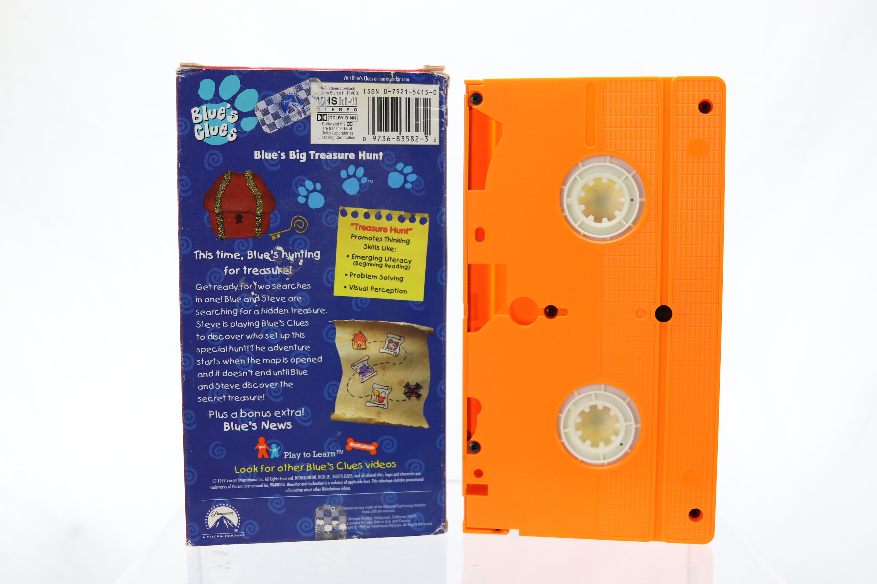 Blues Clues Blues Big Treasure Hunt VHS - Etsy UK