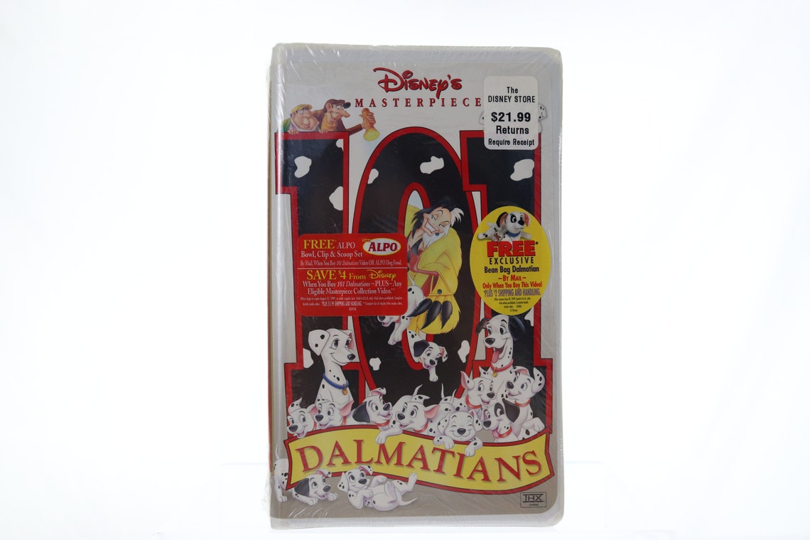 Walt Disney 101 Dalmatians VHS Tape New Etsy