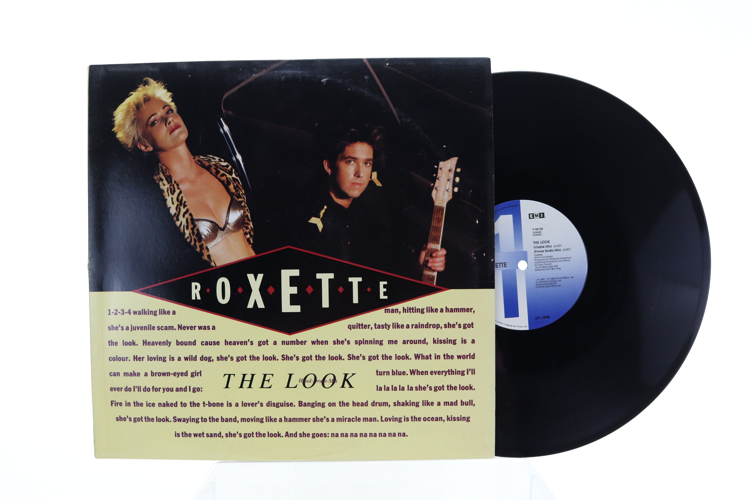 forfængelighed deadlock Forinden Roxette the Look Vinyl Record LP VG - Etsy