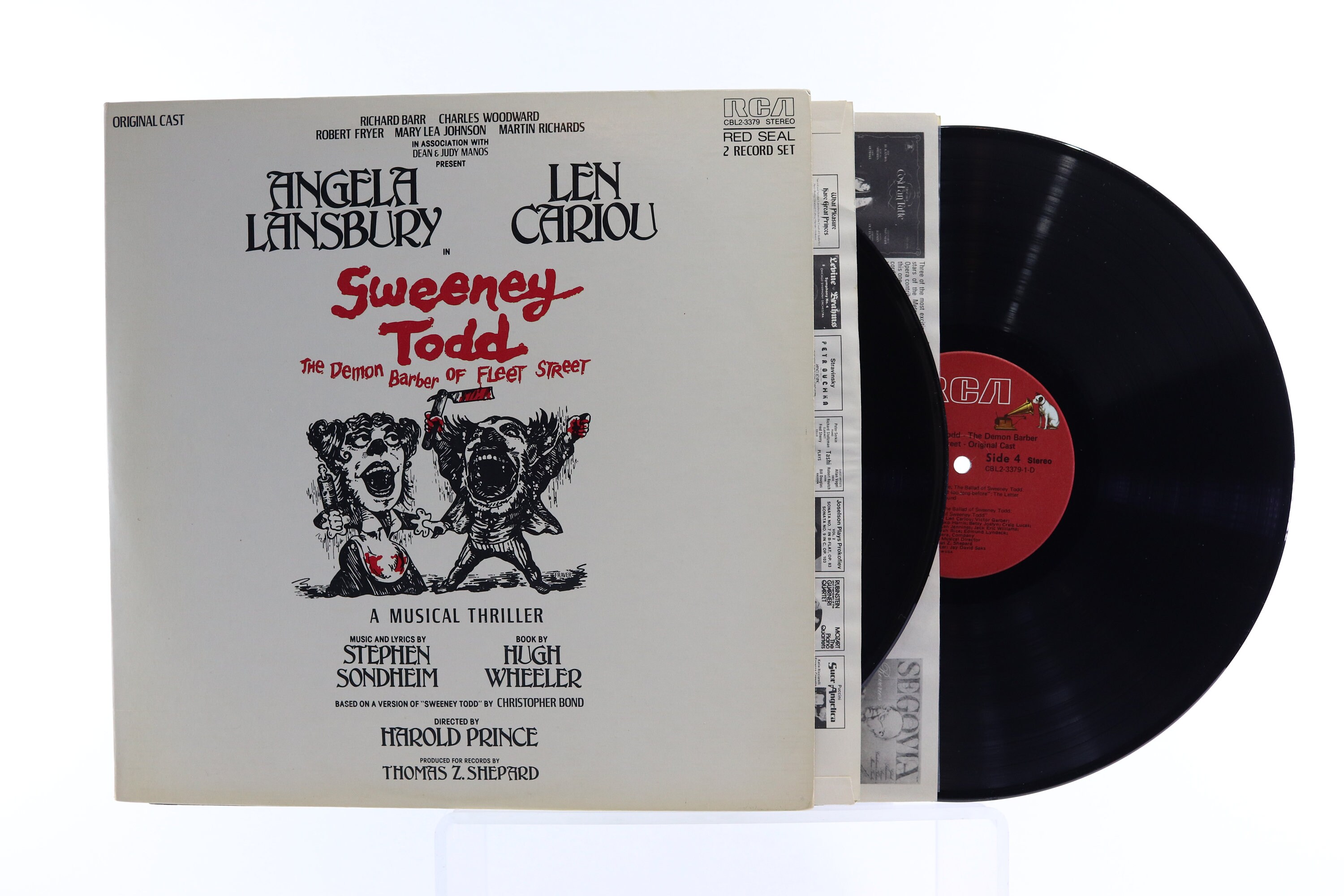 Sweeny Todd Original Broadway Cast Recording Vinyl Record LP - Etsy