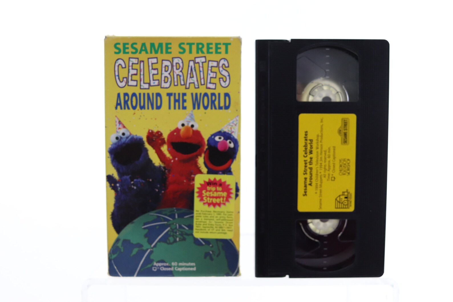 Sesame Street Celebrates Around the World VHS Tape Etsy