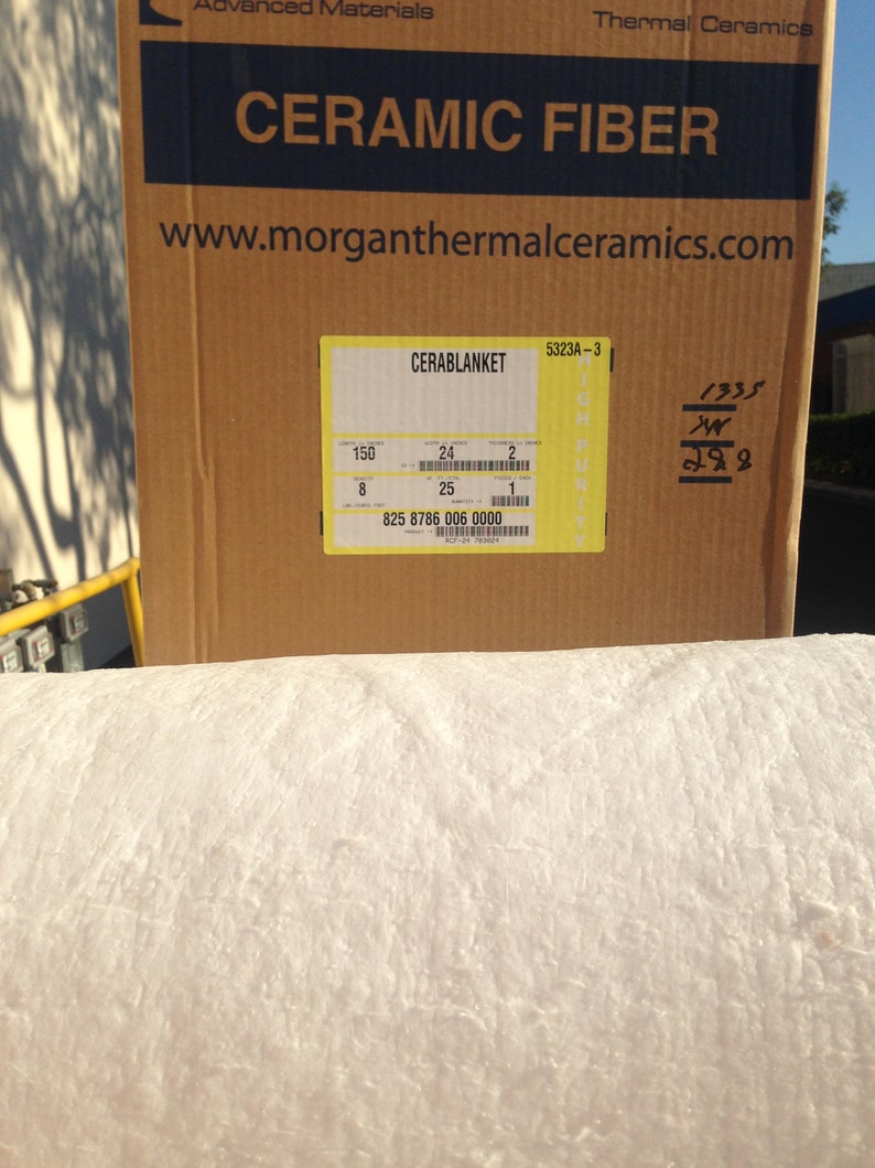 Cerablanket 2400F 2 Thick Ceramic Fiber Insulation Blanket