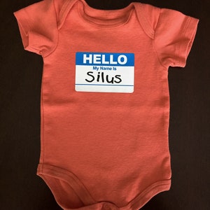 Hello My Name Is SVG File - Instant Download