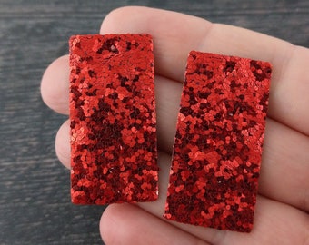 Red - Quirklets Handpainted Clay Pendant Necklace 12