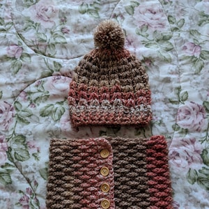Hat and Cowl Combo for Children (Ages 3-5)
