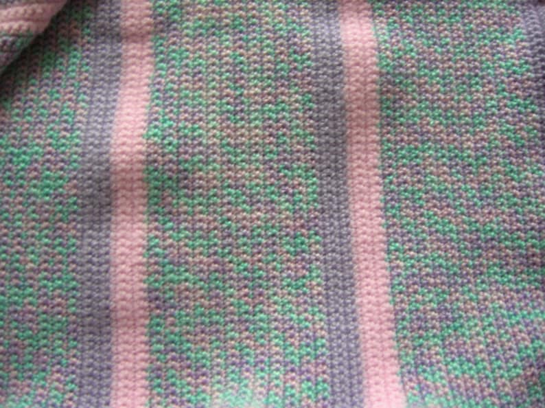 - Crocheted Quilt Blanket Throw Blanket Blanket for Girls with Matching Hats Infant and Toddler Size