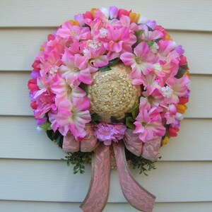 Floral Hat - Spring Hat - Mother&#39;s Day Gift - Easter Hat - Summer Hat